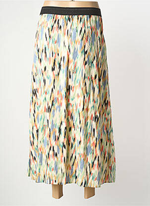 Jupe longue imprimé fantaisie beige GARCIA femme