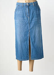 Jupe longue coupe droite bleu BETTY BARCLAY femme