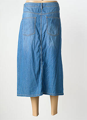 Jupe longue coupe droite bleu BETTY BARCLAY femme