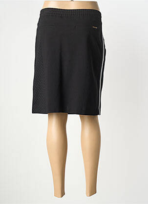 Jupe mi-longue coupe droite noir VOODOO femme