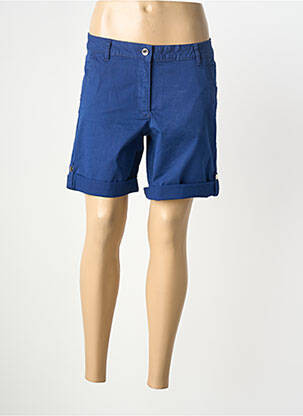 Bermuda tissage popeline taille normale bleu BETTY BARCLAY femme