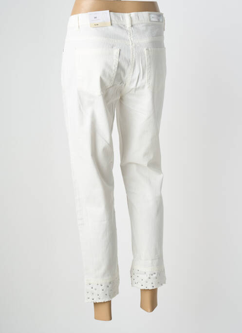 Pantalon 7/8 stretch taille normale blanc BETTY BARCLAY femme
