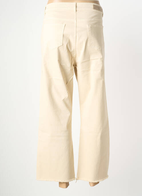 Pantalon 7/8 stretch taille normale beige SIGNE NATURE femme