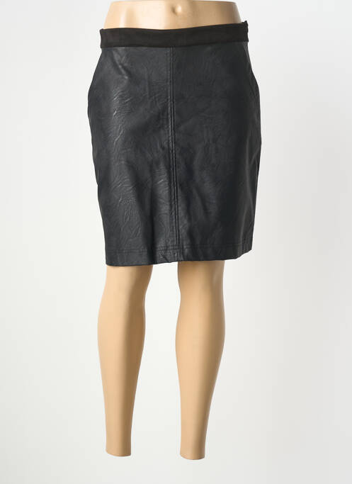 Jupe courte poches noir LA FEE MARABOUTEE femme