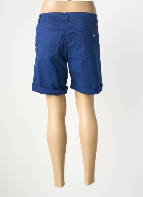 Bermuda tissage popeline taille normale bleu BETTY BARCLAY femme