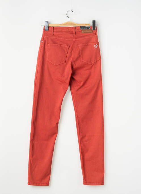 Pantalon slim tissage popeline taille normale orange BETTY BARCLAY femme