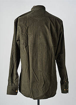 Chemise manches longues coupe droite vert EMYLE homme