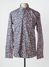 Chemise manches longues imprimé fantaisie bleu EMYLE homme