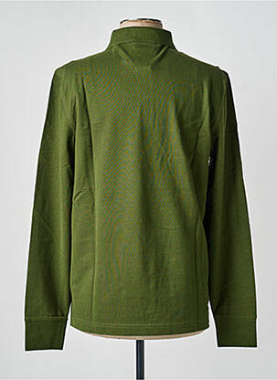 Polo manches longues manches longues vert GANT homme