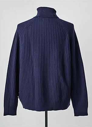 Pull col roulé manches longues manches longues bleu GANT homme