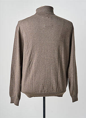 Pull col roulé coupe cintrée manches longues beige GANT homme