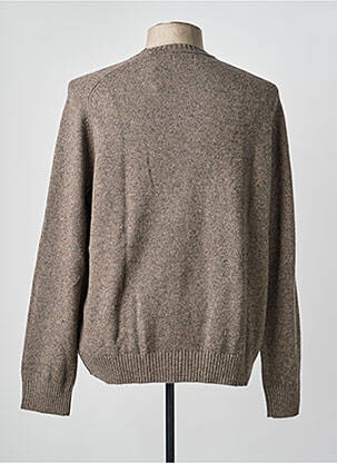 Pull col rond manches longues gris GANT homme