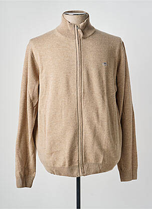 Gilet manches longues manches longues beige GANT homme