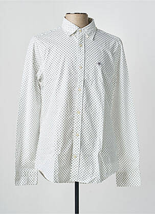 Chemise manches longues imprimé fantaisie blanc GANT homme