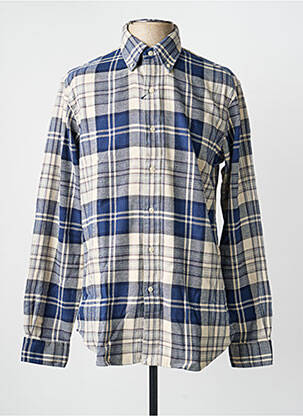 Chemise manches longues imprimé fantaisie bleu RALPH LAUREN homme