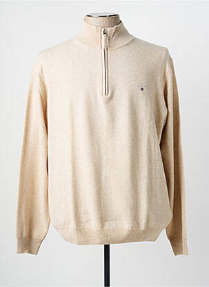 Pull manches longues manches longues beige GANT homme