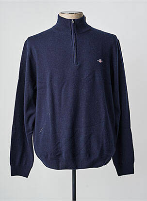 Pull manches longues manches longues bleu GANT homme