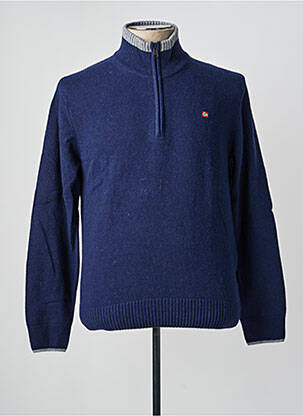 Pull manches longues manches longues bleu NAPAPIJRI homme