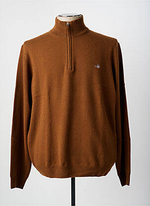 Pull manches longues manches longues marron GANT homme