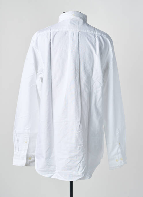 Chemise manches longues coupe droite blanc GANT homme