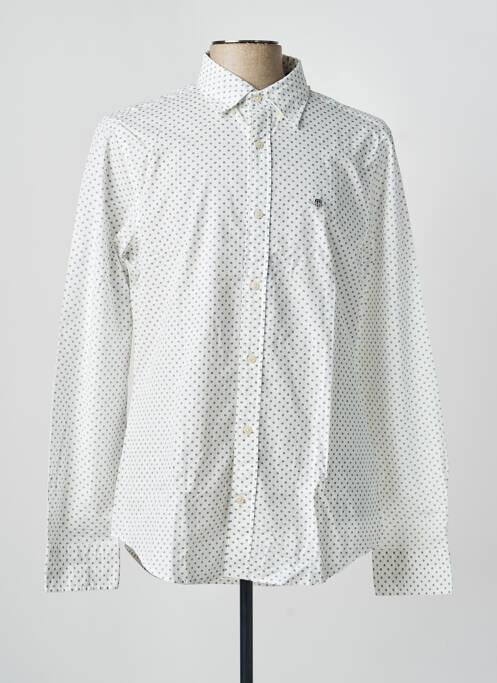 Chemise manches longues imprimé fantaisie blanc GANT homme