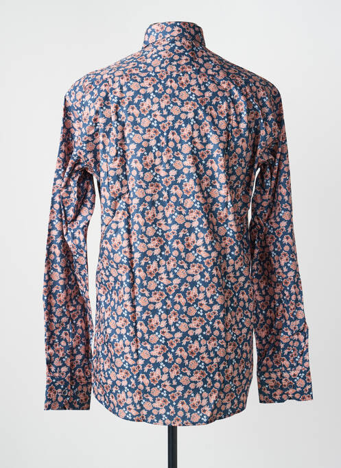 Chemise manches longues imprimé fantaisie bleu EMYLE homme