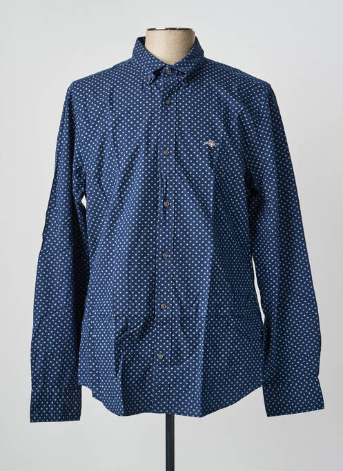 Chemise manches longues imprimé fantaisie bleu GANT homme