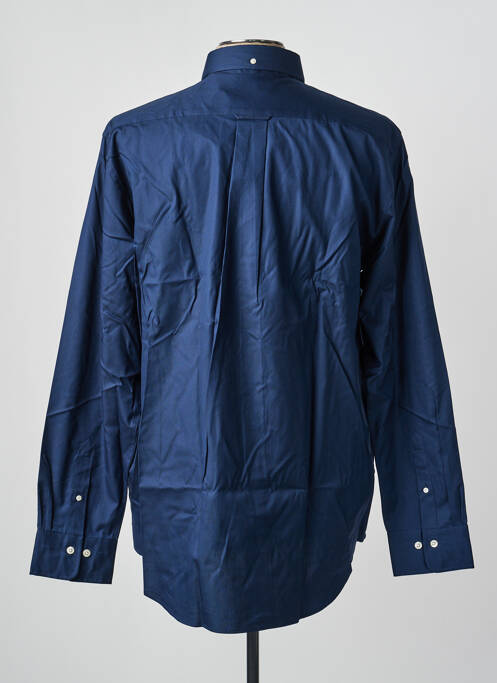 Chemise manches longues coupe droite bleu GANT homme