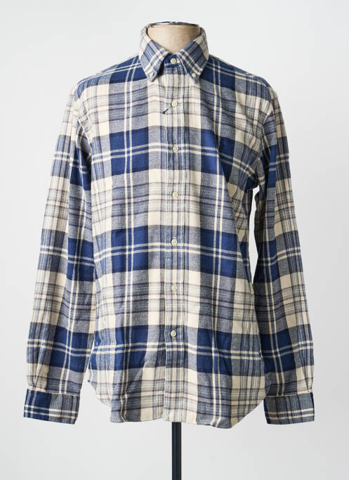 Chemise manches longues imprimé fantaisie bleu RALPH LAUREN homme