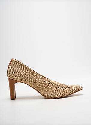 Escarpins type de semelle amortissante talon de 7 à 9cm beige ROSEMETAL femme