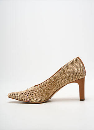 Escarpins type de semelle amortissante talon de 7 à 9cm beige ROSEMETAL femme