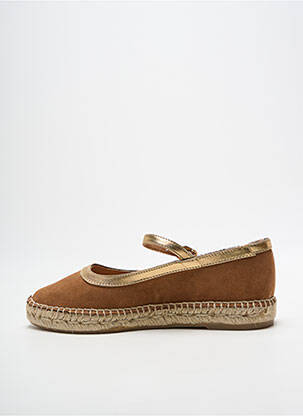 Espadrilles fermeture boucle(s) talon plat jusqu'à 3cm marron PÖLKA femme