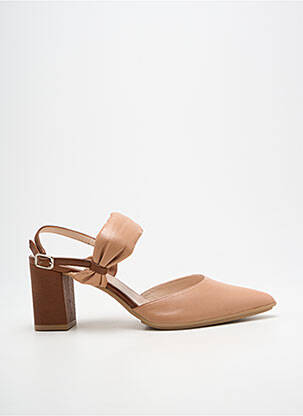 Sandales/nu pieds talon bottier talon de 7 à 9cm beige LODI femme