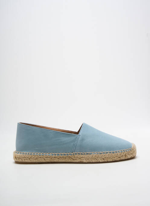 Espadrilles bout rond talon plat jusqu'à 3cm bleu PÖLKA femme