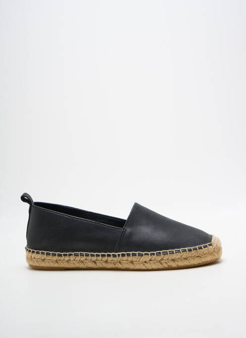 Espadrilles bout rond talon plat jusqu'à 3cm noir PÖLKA femme