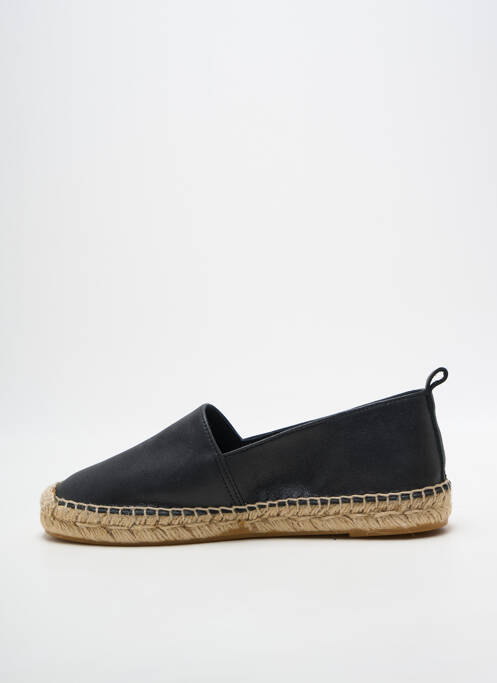 Espadrilles bout rond talon plat jusqu'à 3cm noir PÖLKA femme