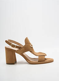 Sandales/nu pieds talon bottier talon de 7 à 9cm beige ROSEMETAL femme