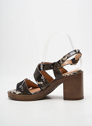 Sandales/nu pieds talon bottier talon de 7 à 9cm vert ADIGE femme