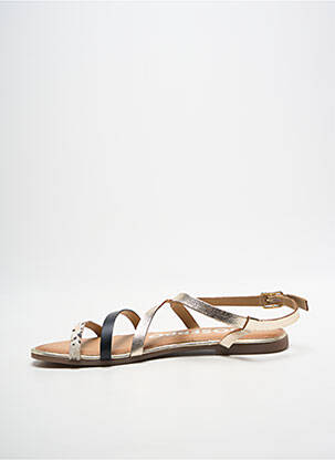 Sandales/nu pieds chiquet talon plat jusqu'à 3cm or GIOSEPPO femme