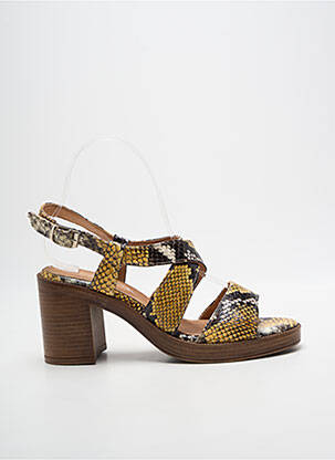 Sandales/nu pieds talon bottier talon de 7 à 9cm jaune ADIGE femme