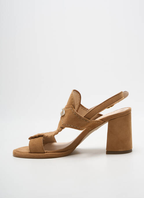 Sandales/nu pieds talon bottier talon de 7 à 9cm beige ROSEMETAL femme