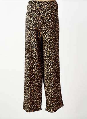Pantalon droit stretch taille normale beige B.YOUNG femme
