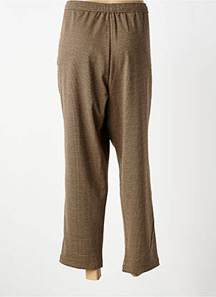 Pantalon droit stretch taille normale marron TELMAIL femme