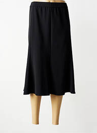 Jupe longue tissage crêpe noir SIGNATURE femme