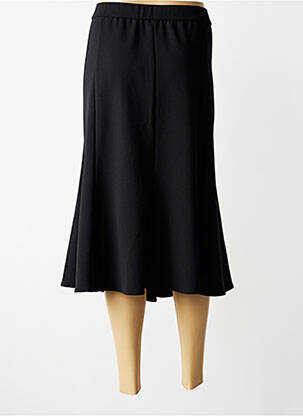 Jupe longue coupe fluide noir SIGNATURE femme