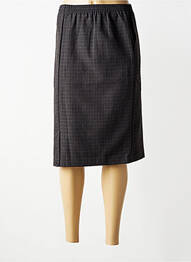 Jupe mi-longue doublure textile gris BRANDTEX femme