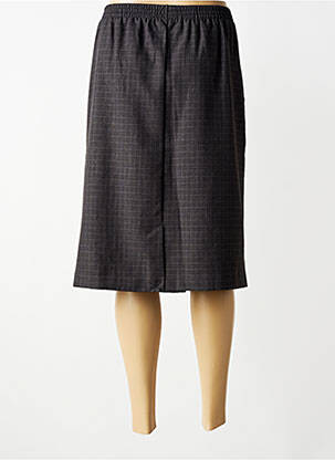 Jupe mi-longue taille normale gris BRANDTEX femme