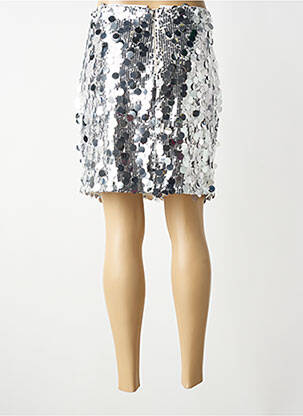 Jupe courte taille normale argent A BELLE femme