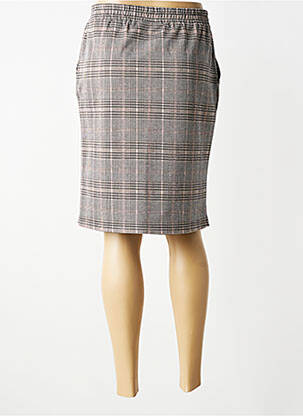 Jupe mi-longue taille normale gris BRANDTEX femme
