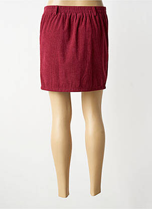 Jupe courte poches rouge MAELLE femme